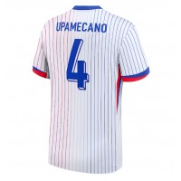 Camiseta Francia Dayot Upamecano #4 Segunda Equipación Replica Eurocopa 2024 mangas cortas
